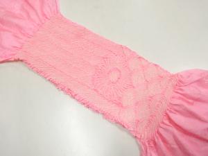 正絹　絞り　帯揚げ